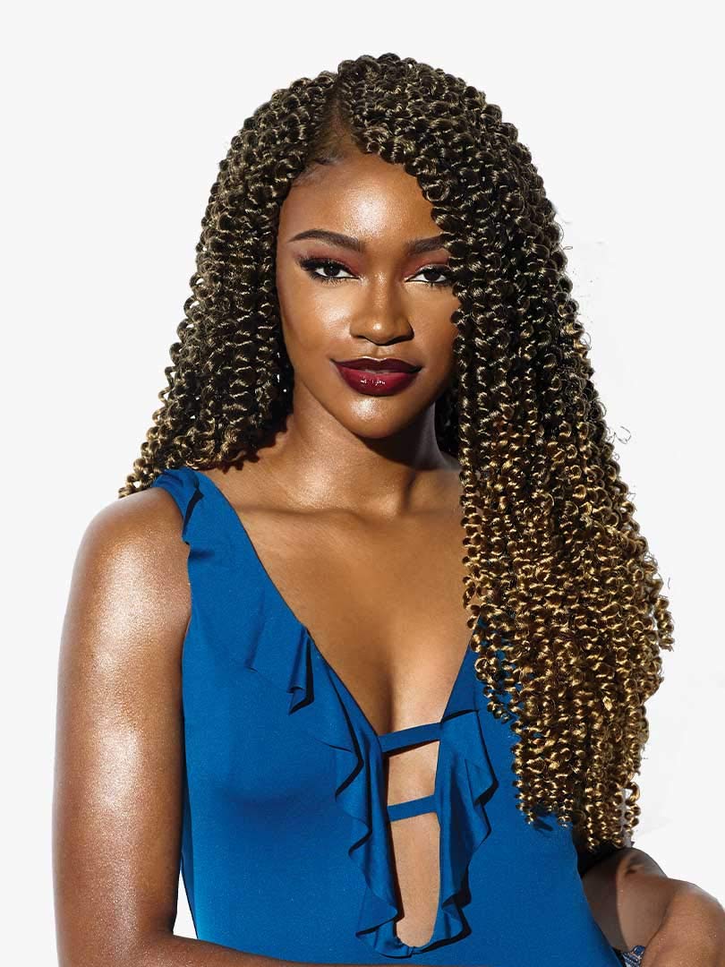 Sensationnel Ruwa Prestretched Braids-3X Water Wave 18in,1pk 30 LIGHTAUBURN