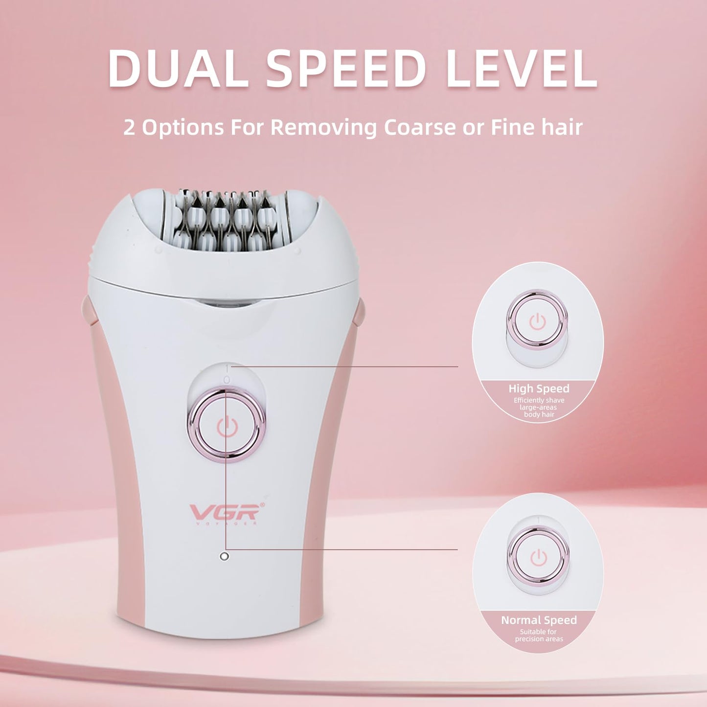 Glabrouse Skin Smooth Glide Epilator for Women,Facial Epilator for Women,Cordless Face Hair Remover with Light,Hair Rmoval for Face Bikini Legs, Body Beauty and Personal Care FabMay Beauty
