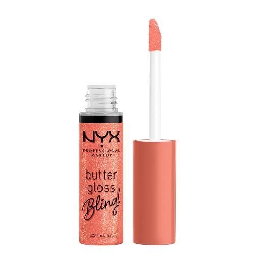 NYX PROFESSIONAL MAKEUP Butter Gloss Bling Lip Gloss, Non Sticky and Shiny Vegan Lip Makeup - Dripped Out Beauty & Personal Care NYX PROFESSIONAL MAKEUP