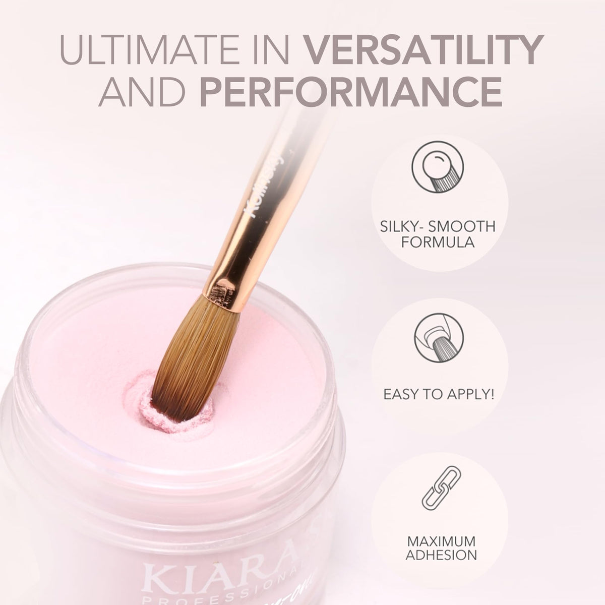 Kiara Sky All-In-One Acrylic Nail Powder | Multi-Use Dip & Acrylic Powder | Sculpting, Overlay & Dipping 2 oz, Good As Gone