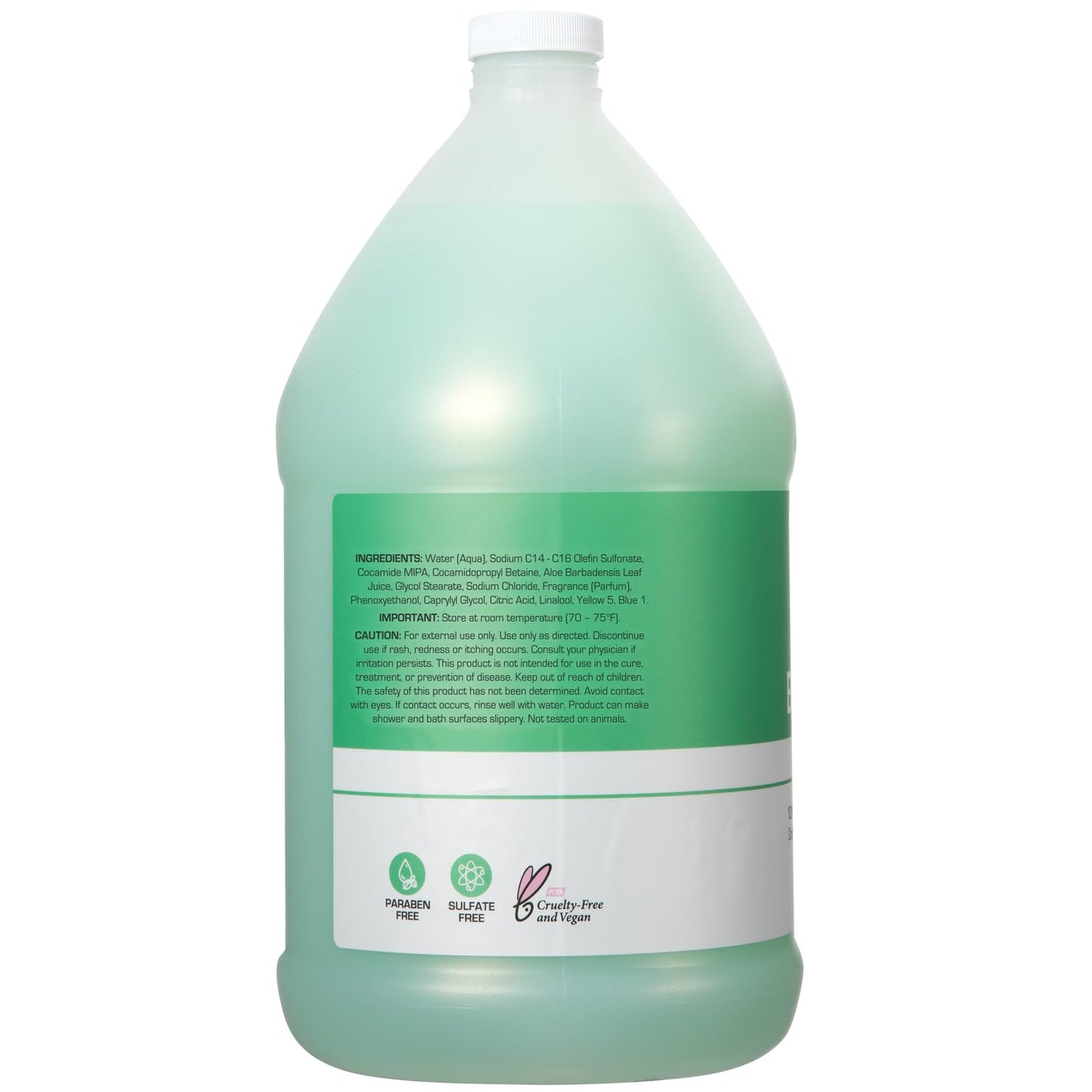 Ginger Lily Farms Club & Fitness Nourishing Body Wash, 100% Vegan & Cruelty-Free, Bath & Shower Gel for Men and Women, Aloe Vera Scent, 1 Gallon (128 Beauty & Personal Care Ginger Lily Farms