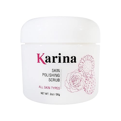 Karina Skin Polishing Scrub 2 oz (60g) - Ultra-Moisturizing Face Exfoliator for Combination to Dry Skin Beauty & Personal Care Karina Skin Care