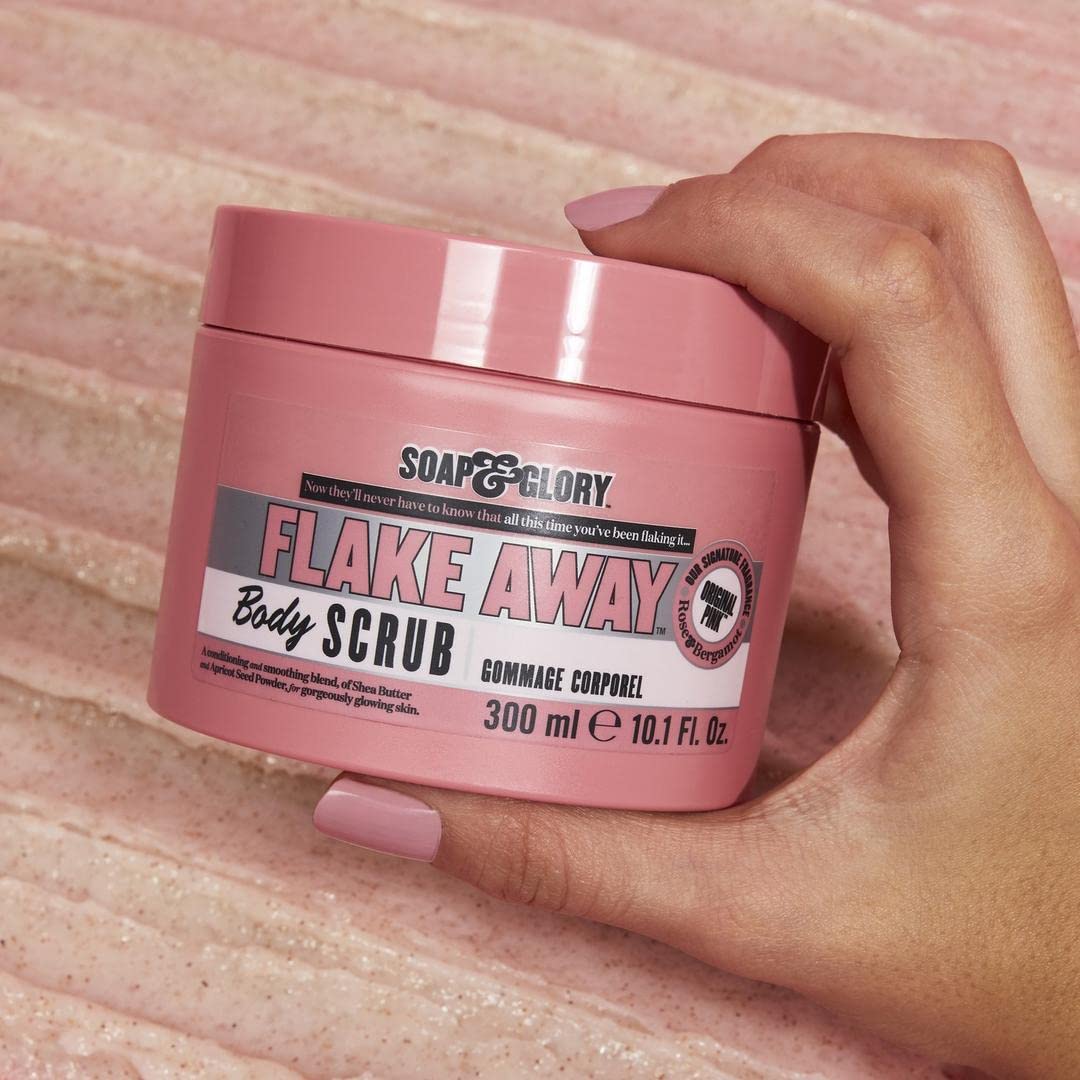 Soap & Glory Original Pink Exfoliating Body Scrub - Body Exfoliator & Dead Skin Remover with Mandarin Extract for Smooth, Radiant Skin - Rose Beauty & Personal Care Soap & Glory