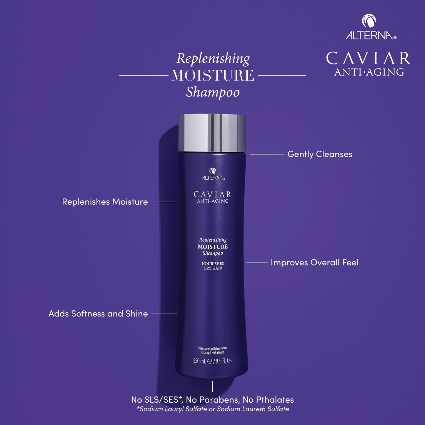 ALTERNA CAVIAR Anti Aging Replenishing Moisture Shampoo, 33.8 Ounce (Packaging May Vary) Beauty & Personal Care Alterna