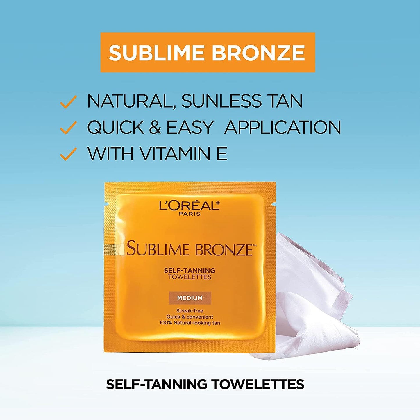 Loreal Paris Sublime Bronze self tanning Towelettes for body (3 Pack) Beauty & Personal Care L'Oreal Paris