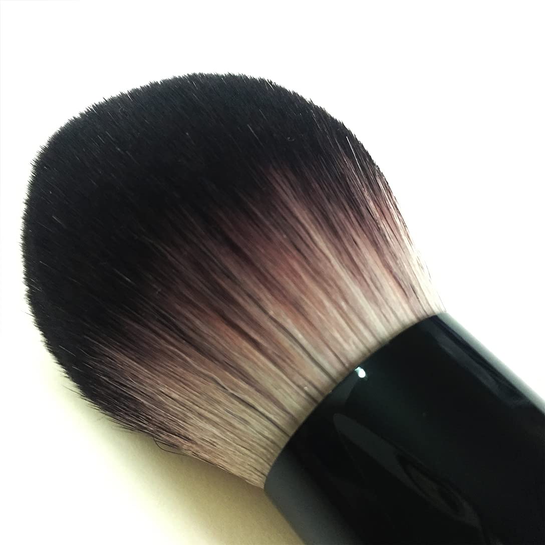 Large Size Luxurious Premium Kabuki Brush Mink Makeup Brushes Powder Brush Foundation Blush Brush Face Blender Mineral Blending Buffing Brush Beauty & Personal Care RN BEAUTY
