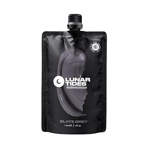 Lunar Tides Semi-Permanent Hair Color (43 colors) (Slate, 4 fl. oz.) Beauty & Personal Care Lunar Tides