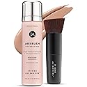 Jerome Alexander MagicMinerals AirBrush Foundation - 2 Piece Set with Airbrush Foundation and Kabuki Brush - Spray Makeup with Anti-aging Ingredients Beauty & Personal Care Jerome Alexander