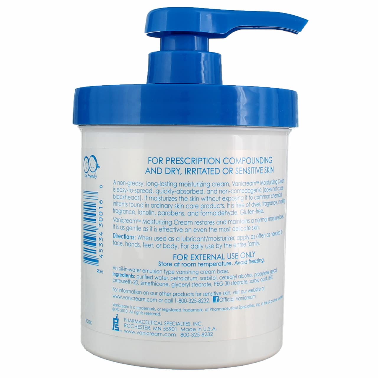 Vanicream Moisturizing Skin Cream for Sensitive Skin 1lb (Pack of 8) Beauty & Personal Care Vanicream