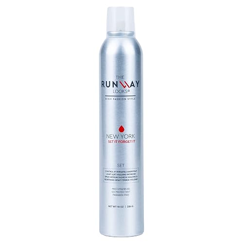 The Runway Looks Set It Forget It Control-It Versatile Hairspray, With Pro-Vitamin B5, Customizable Hold Levels For Versatile Styling, Leaves No Beauty & Personal Care The Runway Looks