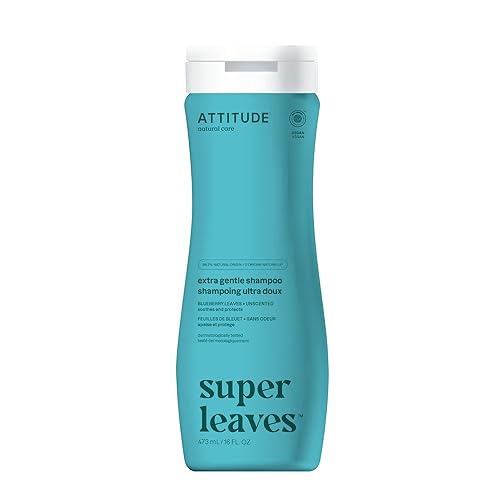 ATTITUDE Extra Gentle Hair Shampoo, EWG Verified, Soothes Dry Scalp, Naturally Derived Ingredients, Vegan and Plant Based, Unscented, 16 Fl Oz Beauty & Personal Care ATTITUDE