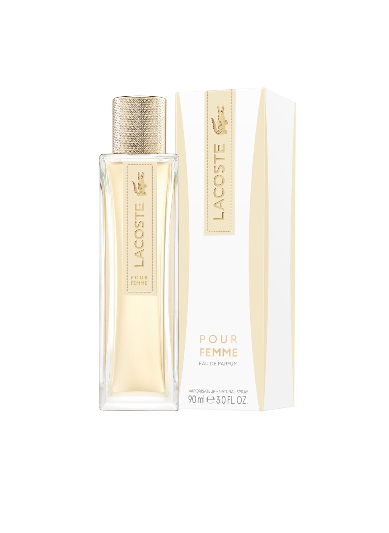 Lacoste Pour Femme Eau de Parfum - Long Lasting Fragrance with notes of Freesia, Jasmine & Cedarwood - Floral & Woody - 3.0 fl. oz. Beauty & Personal Care Lacoste