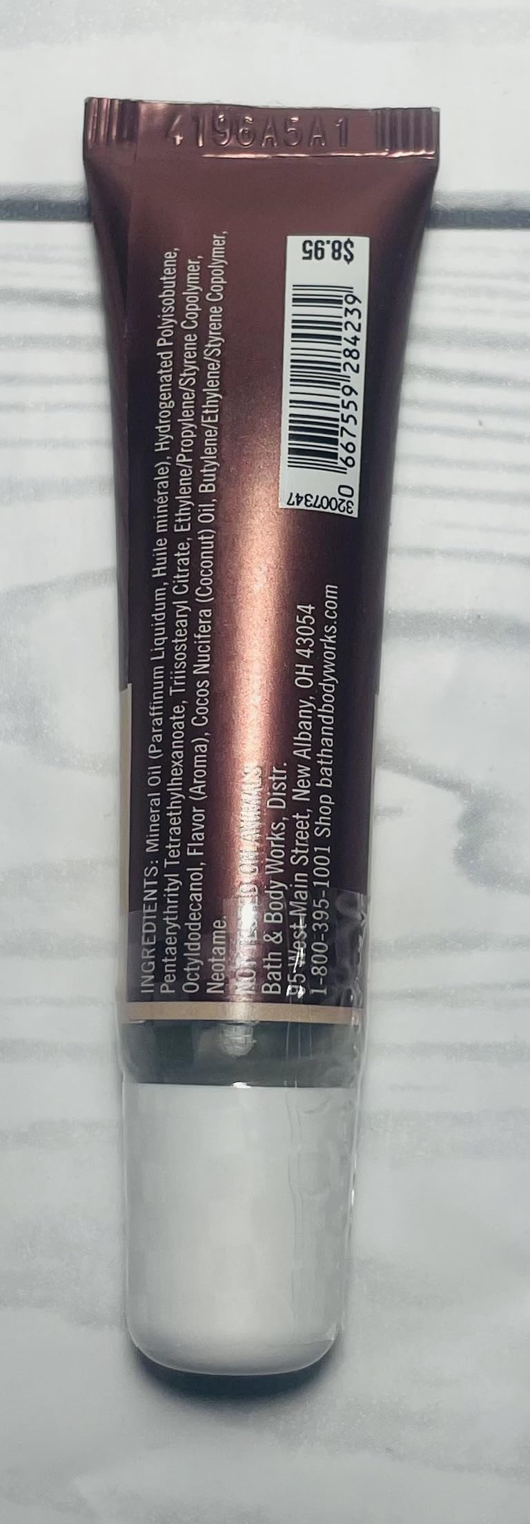 Bath & Body Works Sweet Coffee Bean Lip Gloss 0.47 Fl Oz Full Size Beauty & Personal Care Bath & Body Works