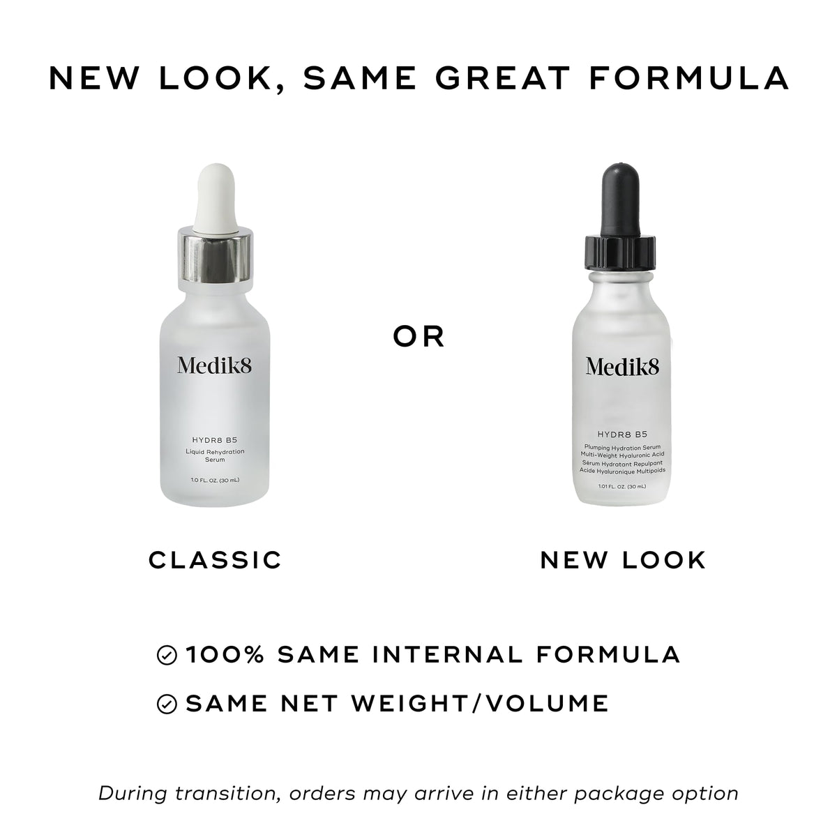 Medik8 Hydr8 B5 - Intense Hydrating with Vitamin B5 - Hyaluronic Acid Serum for Face - Plumping and Moisturizing Face Serum - Gluten Free - 1.0 oz