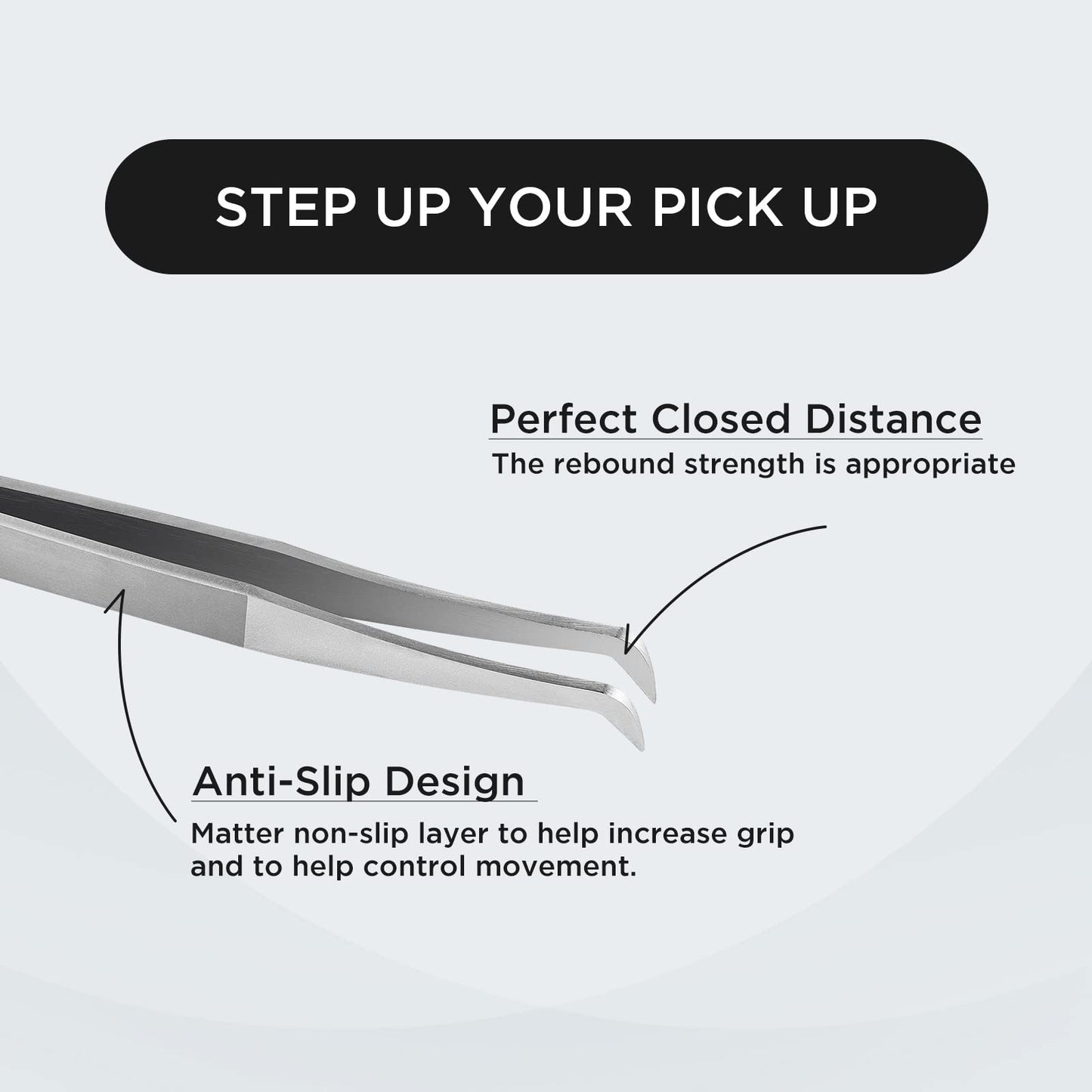 Volume Lash Tweezers Beyelian Lash Tweezers for Eyelash Extensions, Curved L High Precision Tip for Mega Fans, Stainless Steel AS09 Silver. Beauty & Personal Care BEYELIAN
