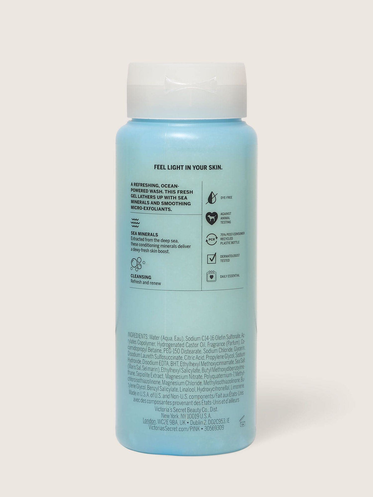 Victoria's Secret Pink Water Refreshing Body Wash with Sea Salt Beauty & Personal Care Victoria's Secret