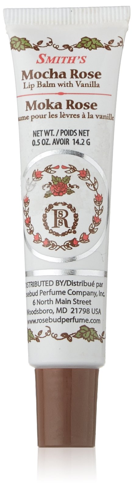 Rosebud Lip Balm Tube, Mocha Rose, .5 Ounce Beauty & Personal Care Rosebud Perfume