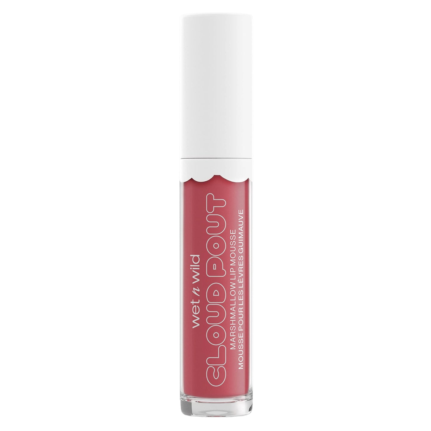 wet n wild Lip Cream Cloud Pout Marshmallow Matte Liquid Lipstick, Lip Mousse, Red Madness, Marshmallow Flavored Beauty & Personal Care wet n wild