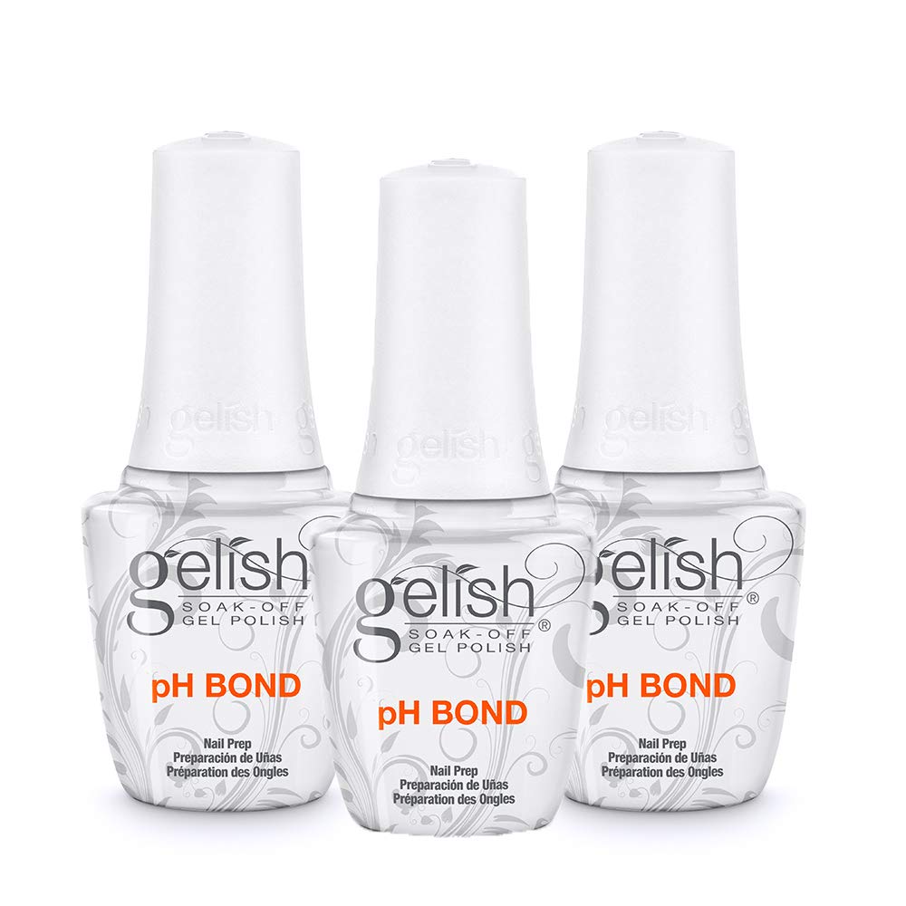 Gelish Essentials Gel Nail Manicure Nail Prep 3-Pack Bundle - pH Bond