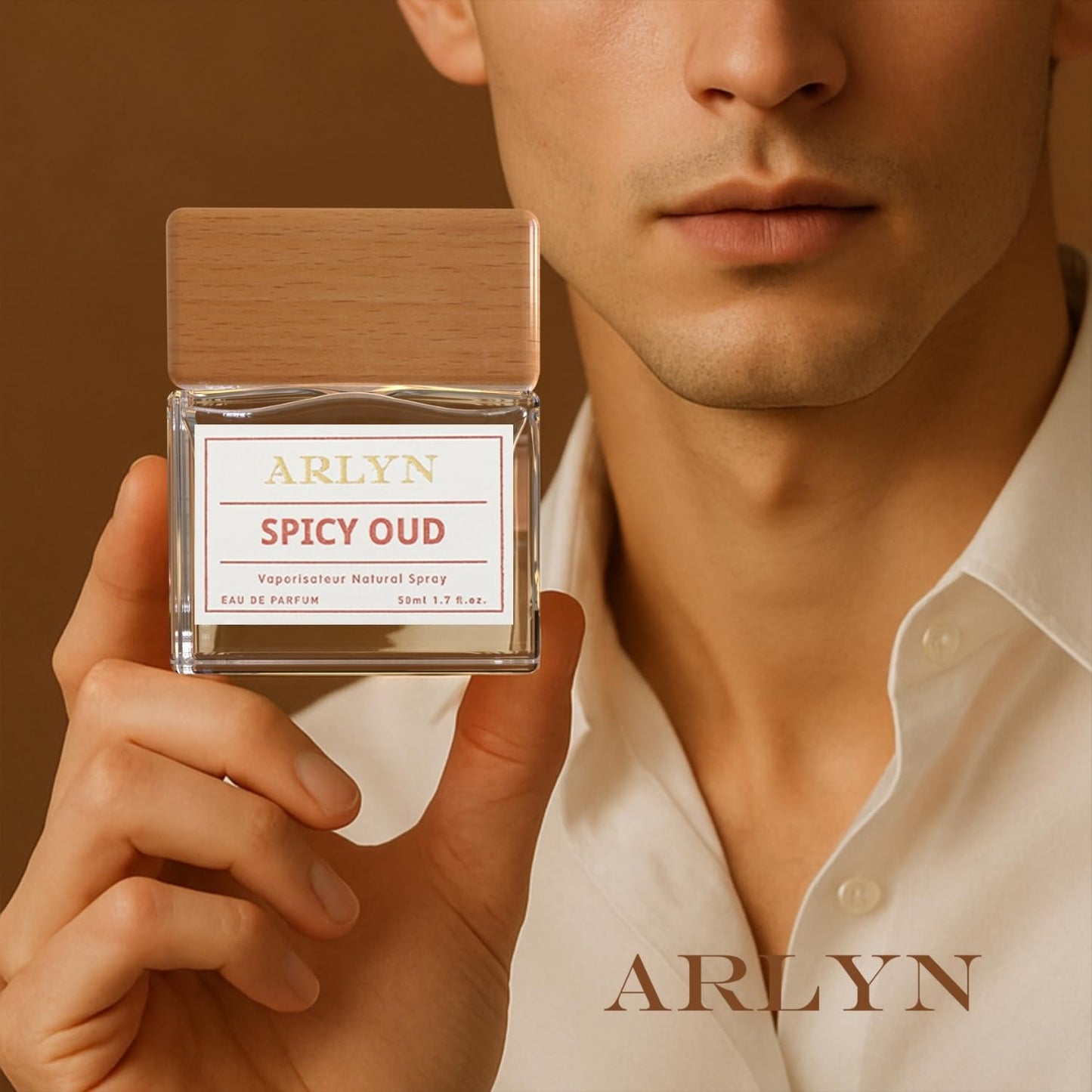 ARLYN Spicy Oud Eau De Parfum Inspired by T. Ford Oud Wood, Perfume for Men, Luxury Fragrance - Vegan, Cruelty-Free, and Eco-Conscious (1.7oz / 50ml) Beauty & Personal Care ARLYN BY BELLEVUE PARFUMS