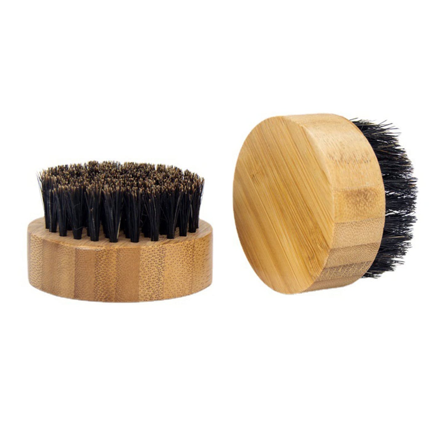 Men Beard Grooming Brush Beard & Mustache Brush Round Wood Handle For Facial Hair Boar Bristle Brush Adds & Softne Beauty and Personal Care Hxyxbnhno
