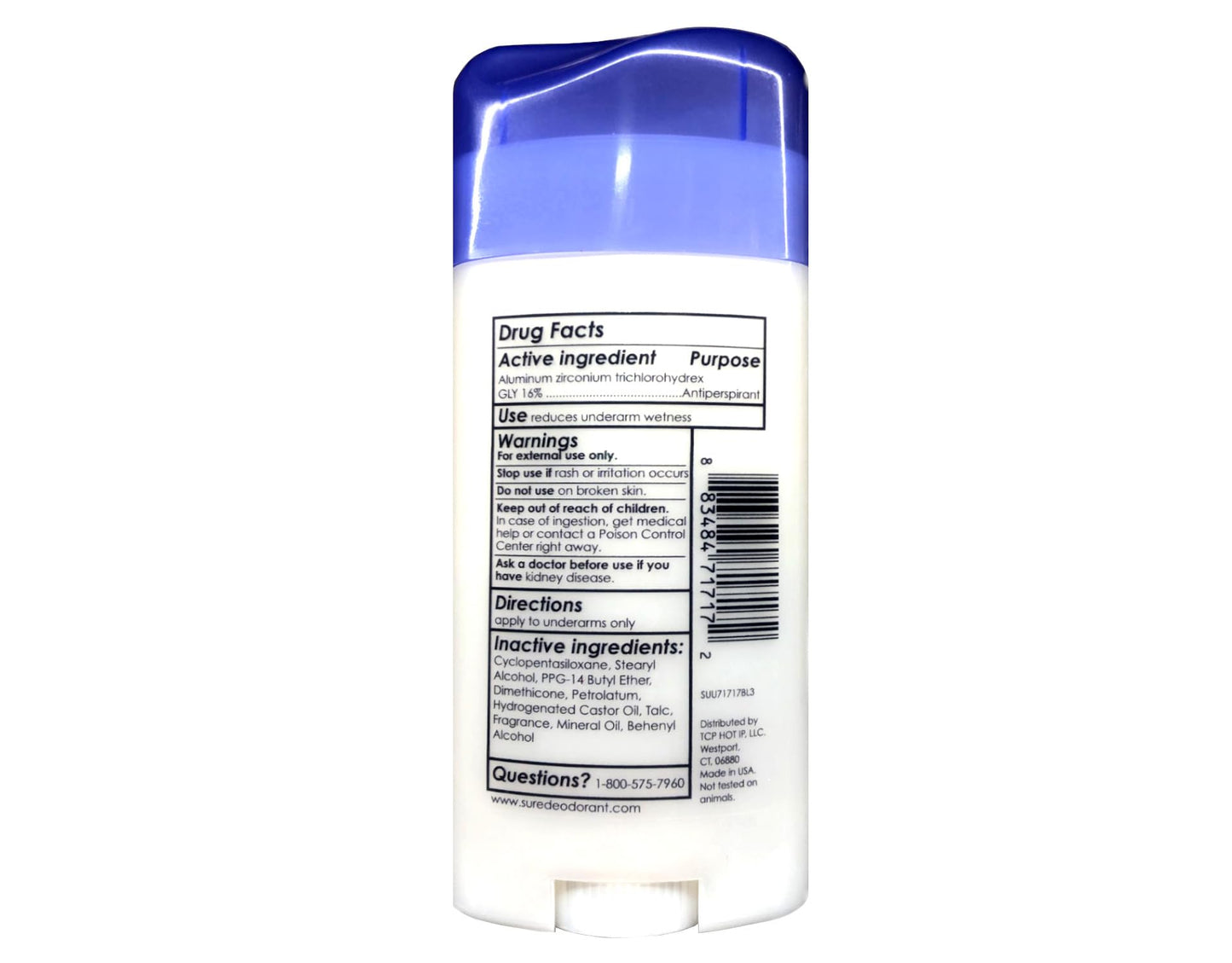 SURE Invisible Solid Unscented Antiperspirant & Deodorant, 2.6 Ounces Beauty and Personal Care Sure