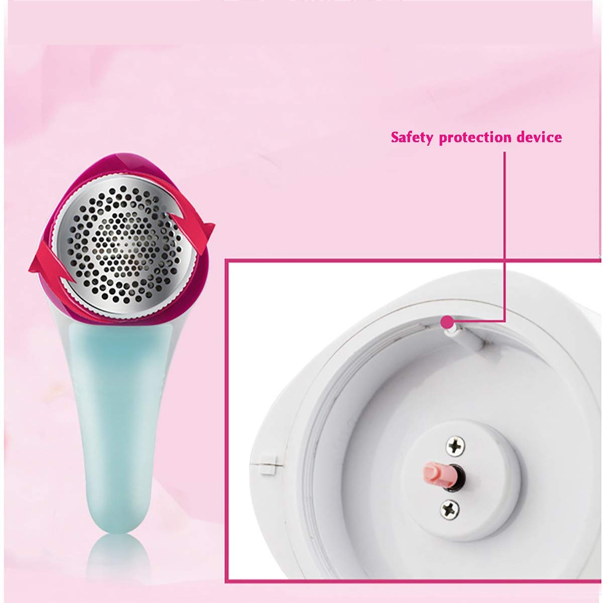 Hair Removal Device USB Rechargeable Clothes Shaving Machine Ball Remover Electric Hair Ball Shaver Hair Ball Trimmer Portable Epilator (Color : Red Beauty and Personal Care HYUWANGYU