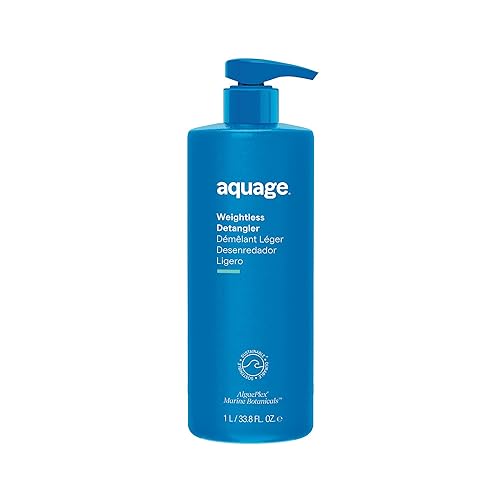 AQUAGE Weightless Detangler, Ultra-Light Conditioner, Hydrates and Restores Moisture Without Weighing Hair Down, Eliminates Tangles, 33.8 oz Beauty & Personal Care Aquage