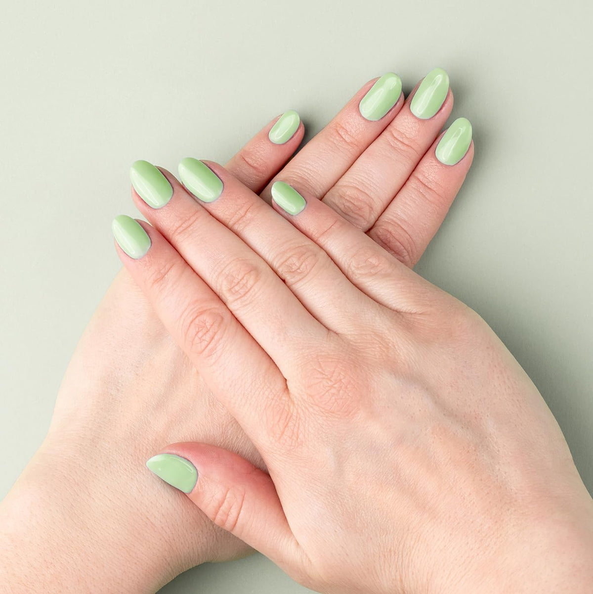 LECHAT Gel Polish - Cactus, Color and Top in One Coat, Shiny Long-Wear, Lime Green Gel Polish