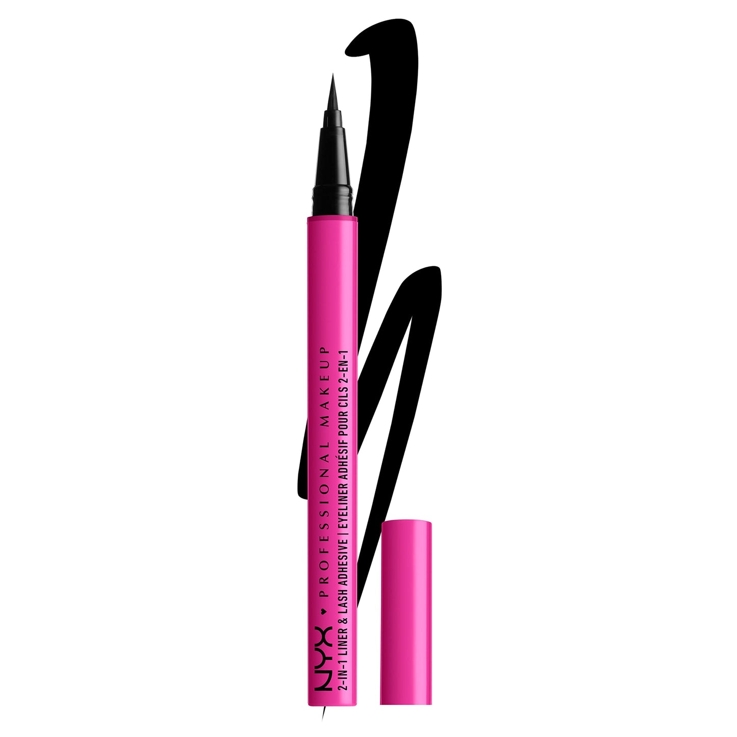 NYX PROFESSIONAL MAKEUP Jumbo Lash! 2-In-1 Eyeliner & Lash Adhesive - Baddest Black Beauty & Personal Care NYX PROFESSIONAL MAKEUP