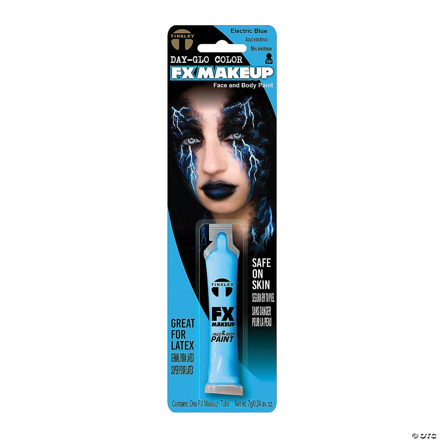 Day-Glo Colors FX Makeup Face and Body Paint - Water Based, Quick Drying, Smudge Proof, Long Lasting, Non-Toxic, Neon Colors for Cosplay, Halloween Beauty & Personal Care Tinsley Transfers