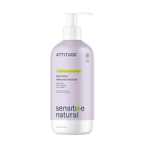ATTITUDE Body Lotion for Sensitive Skin, EWG Verified, 98% Natural-Origin Moisturizer with Oat Extract, Vegan, Dermatologist-Tested, Hydrating Lotion Beauty & Personal Care BIO SPECTRA ATTITUDE