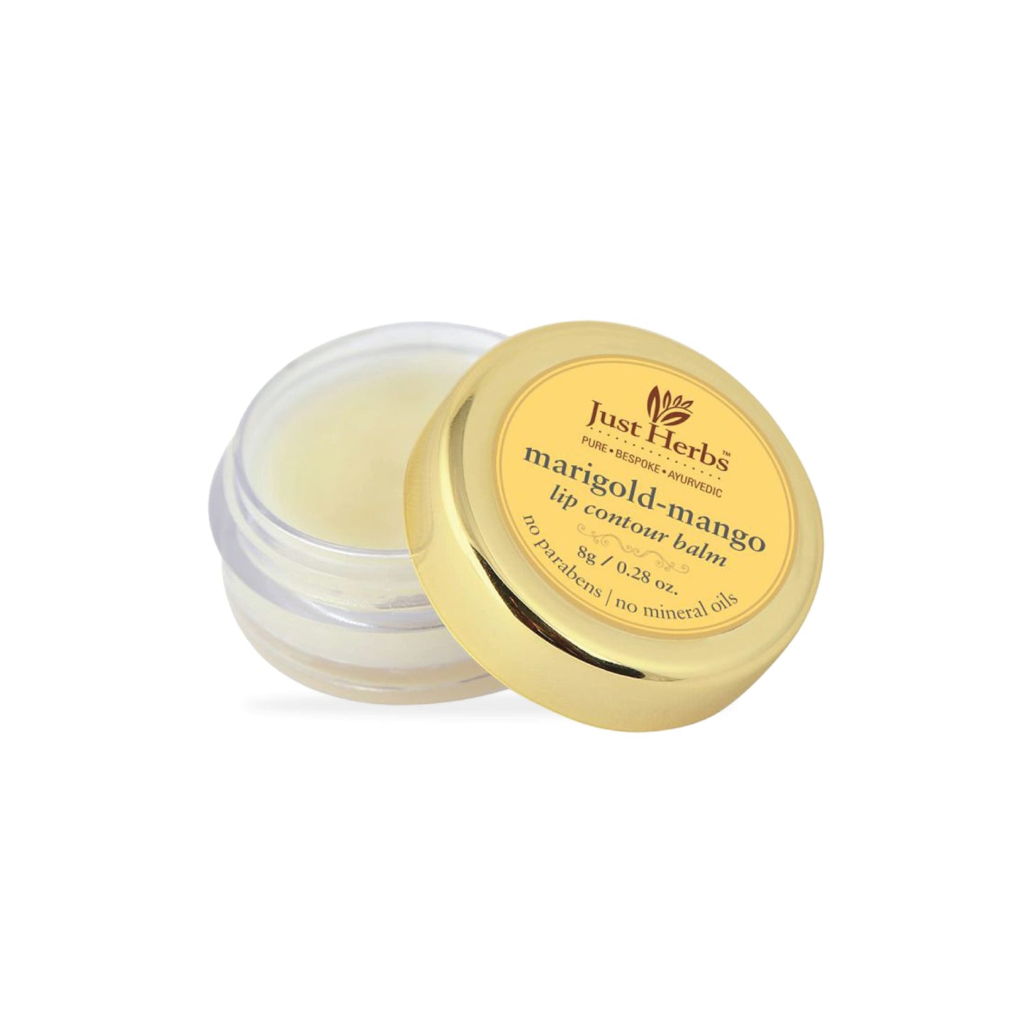 Just Herbs Marigold Mango Lip Contour Balm, 8g Beauty and Personal Care Just Herbs