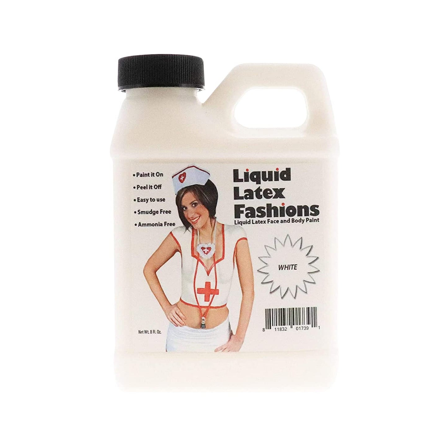 Liquid Latex Fashions - Ammonia Free Halloween Easy Peel Off Body Paint, Ideal for Art, Theater, Parties, School Plays, Cosplays and Concerts, White Beauty & Personal Care Liquid Latex Fashions