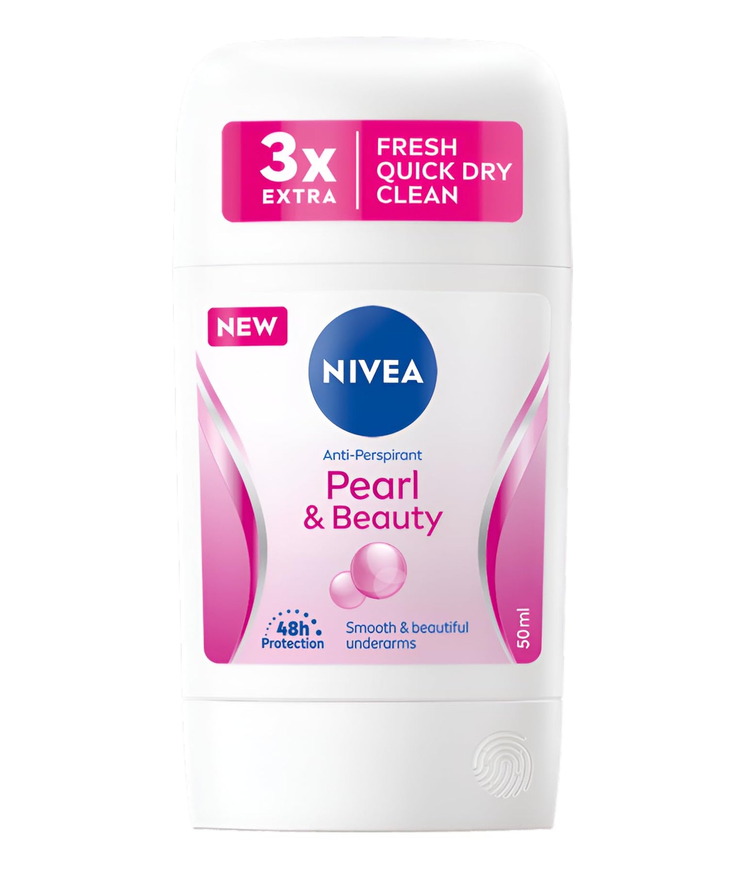 NIVEA Pearl & Beauty Women’s Antiperspirant Deodorant Stick, 50 ml, Enriched with Pearl Extract & Avocado Oil for Smooth, Refined Underarms Beauty and Personal Care NIVEA