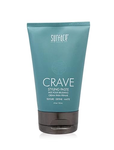 SURFACE Hair Crave Styling Paste, Vegan and Paraben-Free Texture and Definition, Matte-Finish, 4 Fl Oz Beauty & Personal Care SURFACE