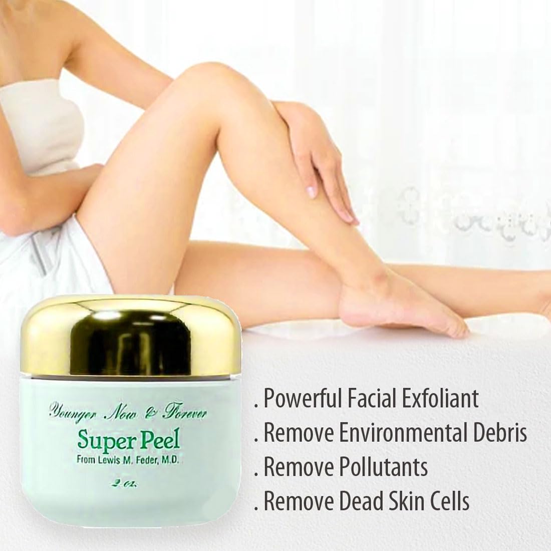 Dr. Feder's SuperPeel Exfoliating Facial Scrub - 2 oz by BioLogic Solutions - Micro-Crystal & Enzyme Blend for Pore Cleansing, Dead Skin Removal Beauty & Personal Care Biologic Solutions