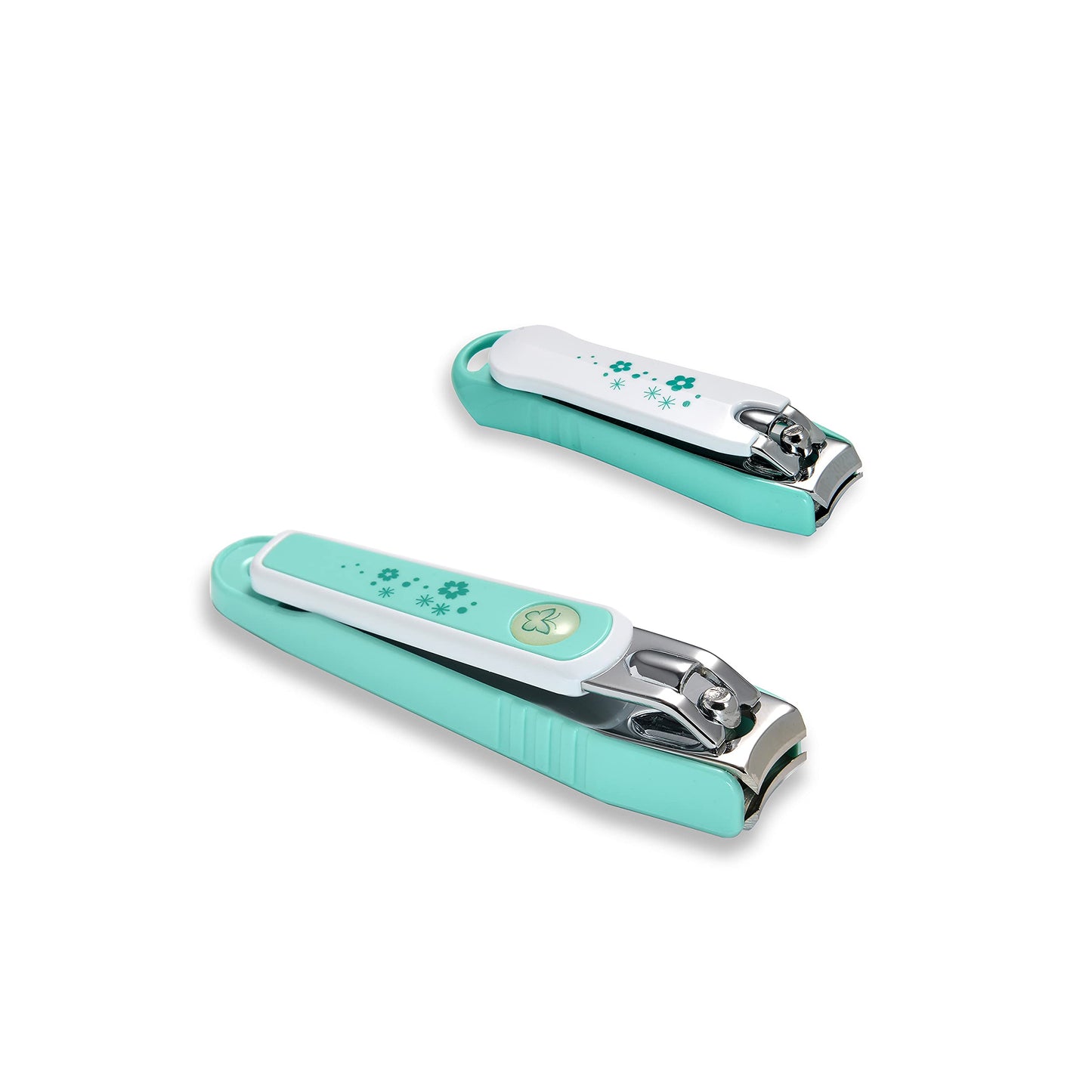 PAFASON Ultra Sharp Nail Clipper Set, 2 Pack Fingernail and Toenail Trimmer Cutter, Stainless Steel, Curved Blade, Sturdy, Nail Catcher, Nail Files Beauty & Personal Care Pafason