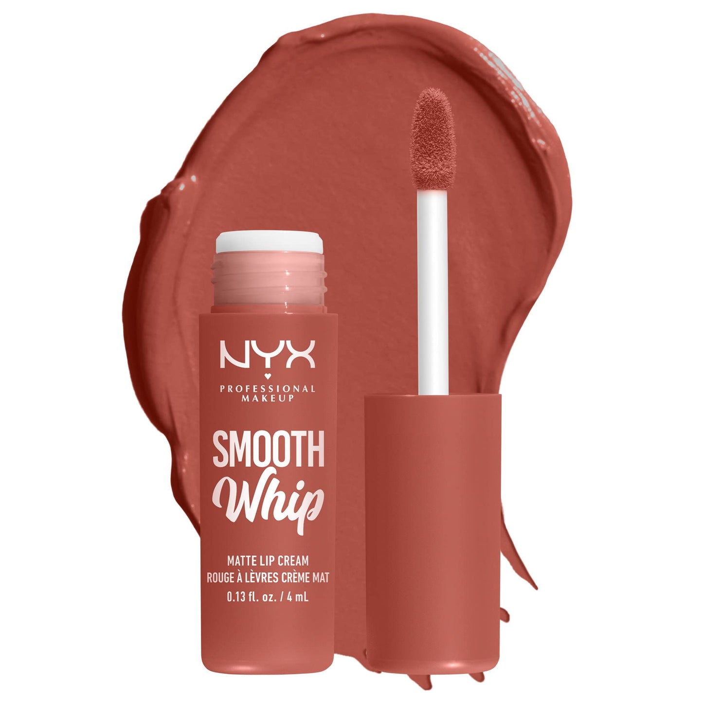 NYX PROFESSIONAL MAKEUP Smooth Whip Matte Lip Cream, Long Lasting, Moisturizing, Vegan Liquid Lipstick - Kitty Belly (Peach Nude) Beauty & Personal Care NYX PROFESSIONAL MAKEUP