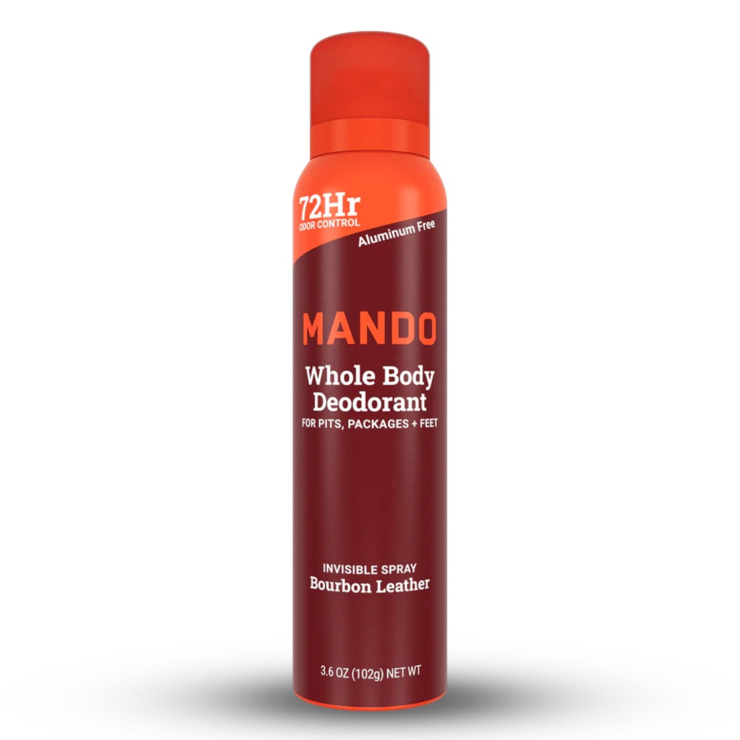 Mando Whole Body Men's Aluminum Free Invisible Spray Deodorant - Bourbon Leather - 3.6oz - Pack Of 01 Beauty and Personal Care Mando