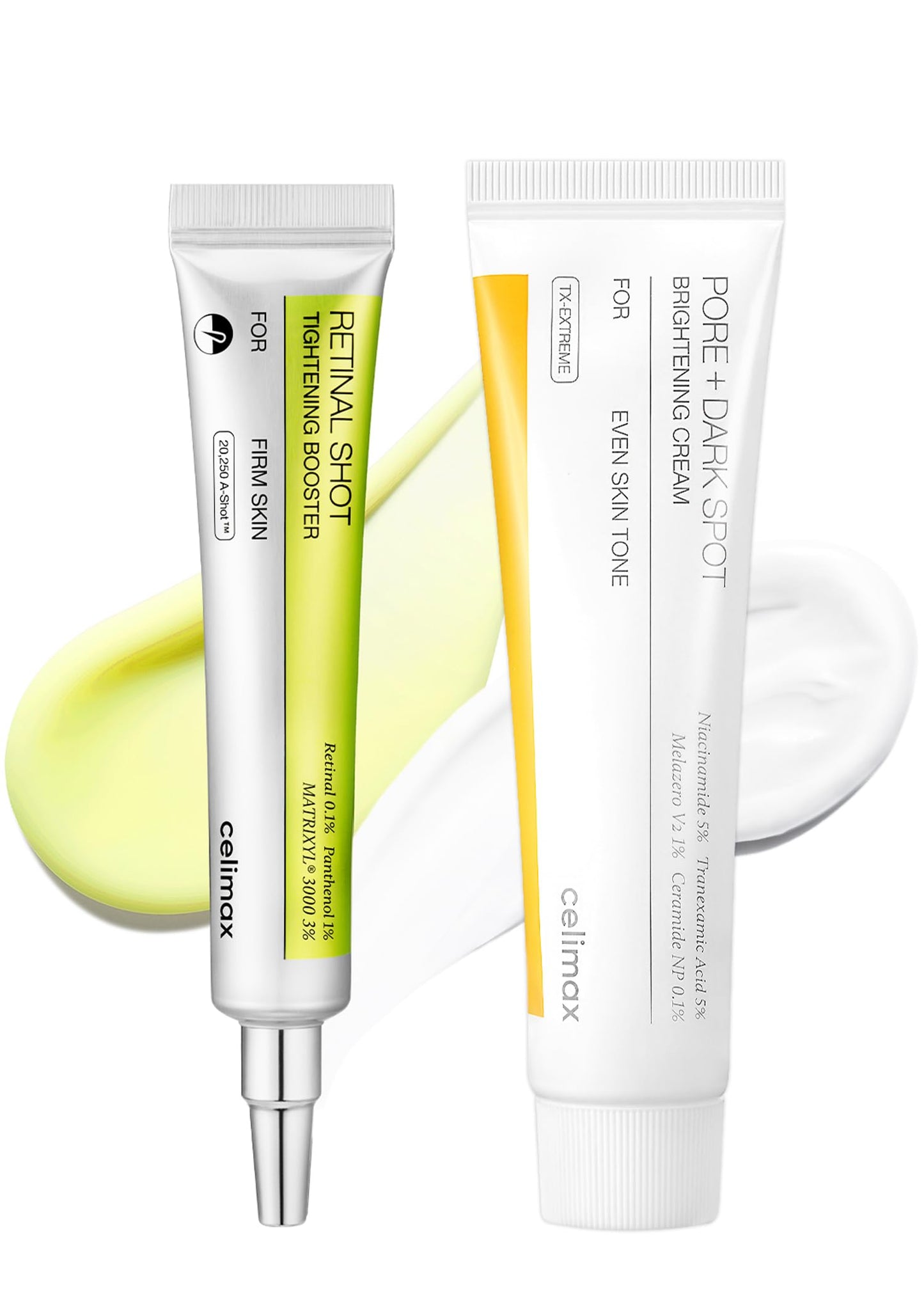 celimax The Vita Retinal Booster + Pore Dark Spot Cream | Anti-aging Gift Duo, Retinal, Niacinamide, Tranexamic Acid, TXA Cream, Pore Minimizer Beauty and Personal Care celimax Default Title