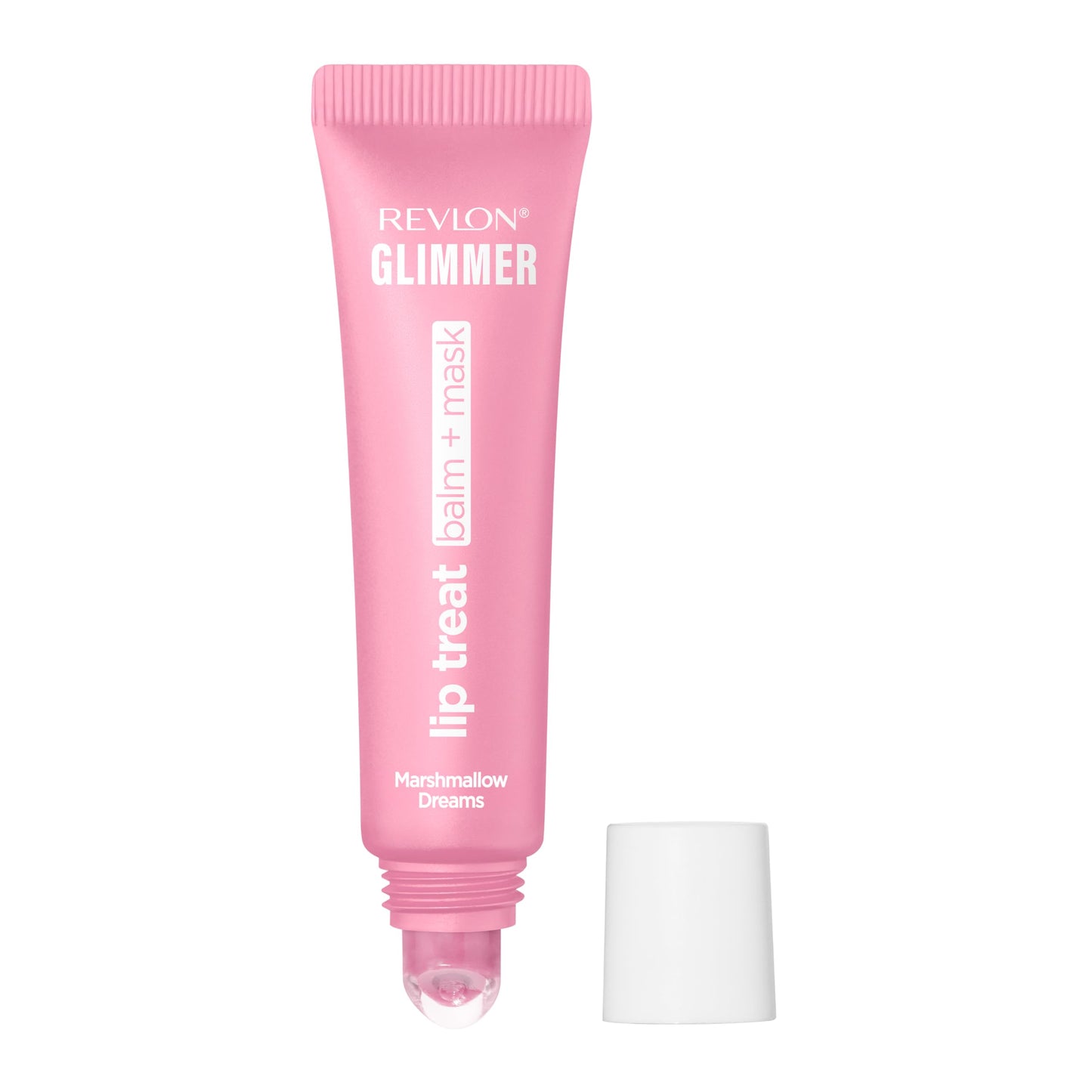 Revlon Glimmer Lip Treat Balm + Mask, Overnight Peptide Lip Treatment, Hydrating, 002 Marshmallow Dreams, 0.4 fl oz Beauty & Personal Care REVLON