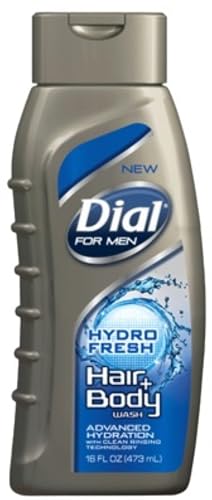 Dial For Men Hair + Body Wash, Hydro Fresh 16 oz (Pack of 4) Beauty & Personal Care Dial