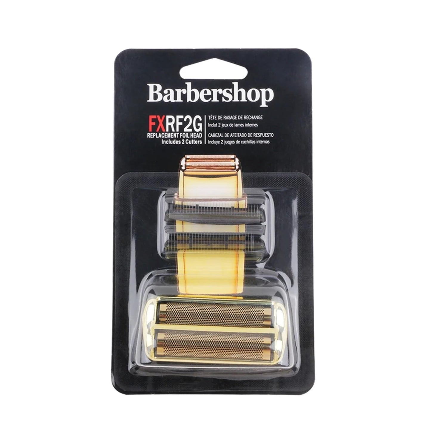 KMRLDGUQ FXRF2 Professional Barber Shaver Double Replacement Foil and Blade Set?Compatible for Babyliss?Cordless Foil Shaver FXFS2(Gold) Beauty and Personal Care KMRLDGUQ