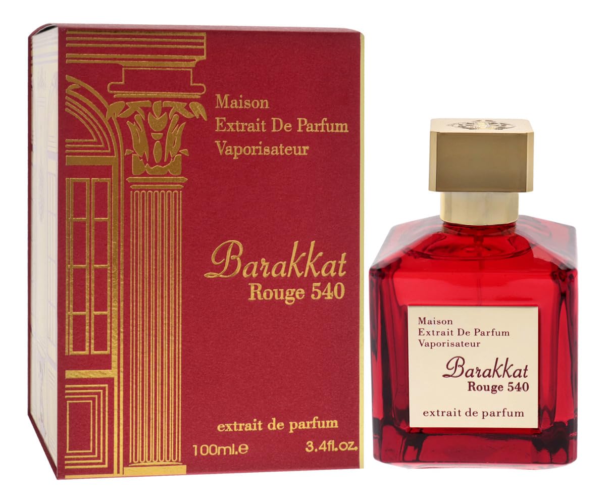 Fragrance World Barakkat Rouge 540 by Maison Alhambra for Women - 3.4 oz Extrait De Parfum Spray Beauty & Personal Care Maison Alhambra