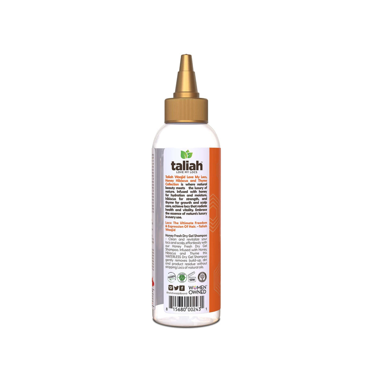 Taliah Waajid Love My Locs Honey Fresh Dry Gel Shampoo 4oz - No-Rinse Scalp Cleanser for Locs, Braids, Twists & Protective Styles Beauty & Personal Care Taliah Waajid black earth products