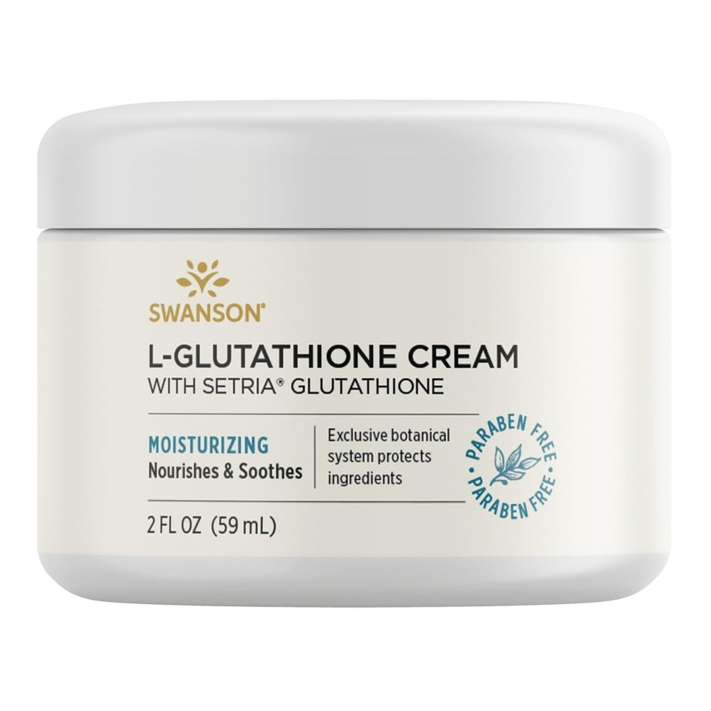 Swanson L-Glutathione Cream with Setria 2 fl Ounce (59 ml) Cream Beauty & Personal Care Swanson