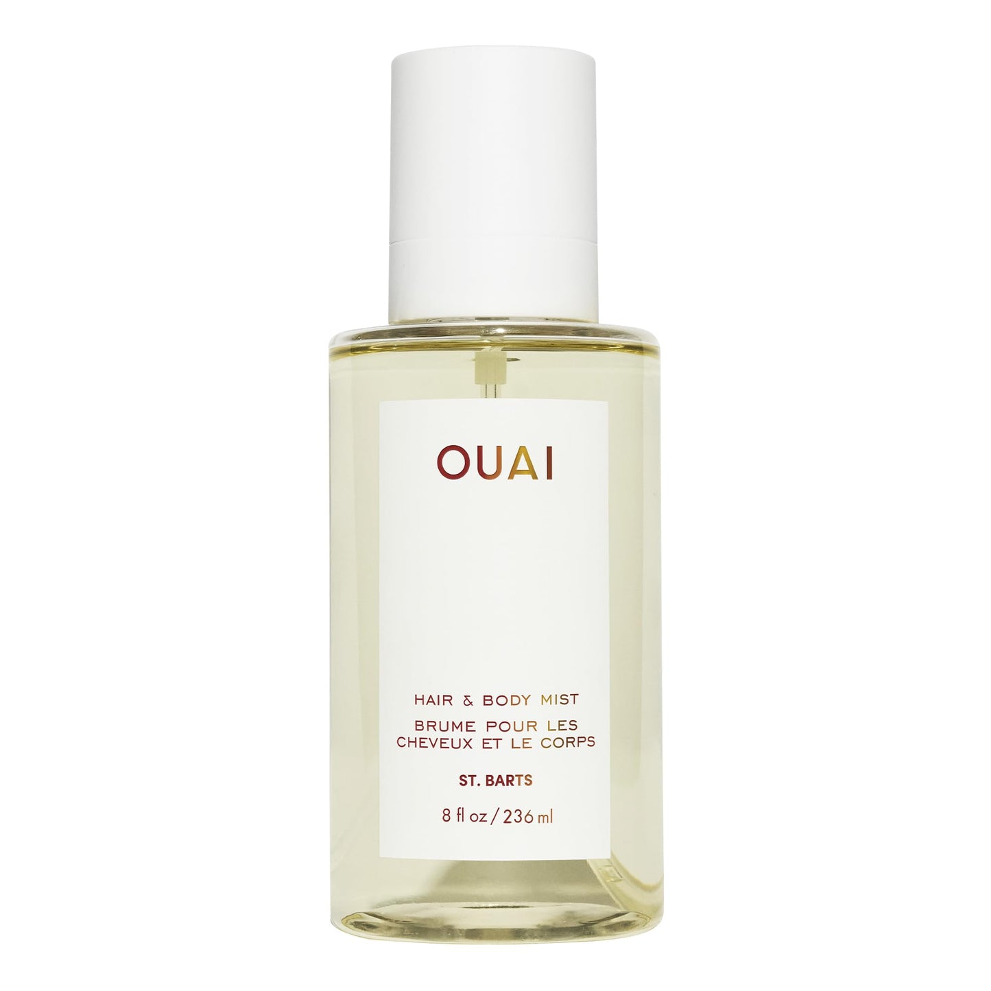 OUAI St. Barts Hair and Body Mist - Tropical-Scented Hair Perfume and Body Spray - Notes of Dragonfruit, Orange Blossom, Tuberose & Musk (8 Fl Oz) Beauty & Personal Care OUAI