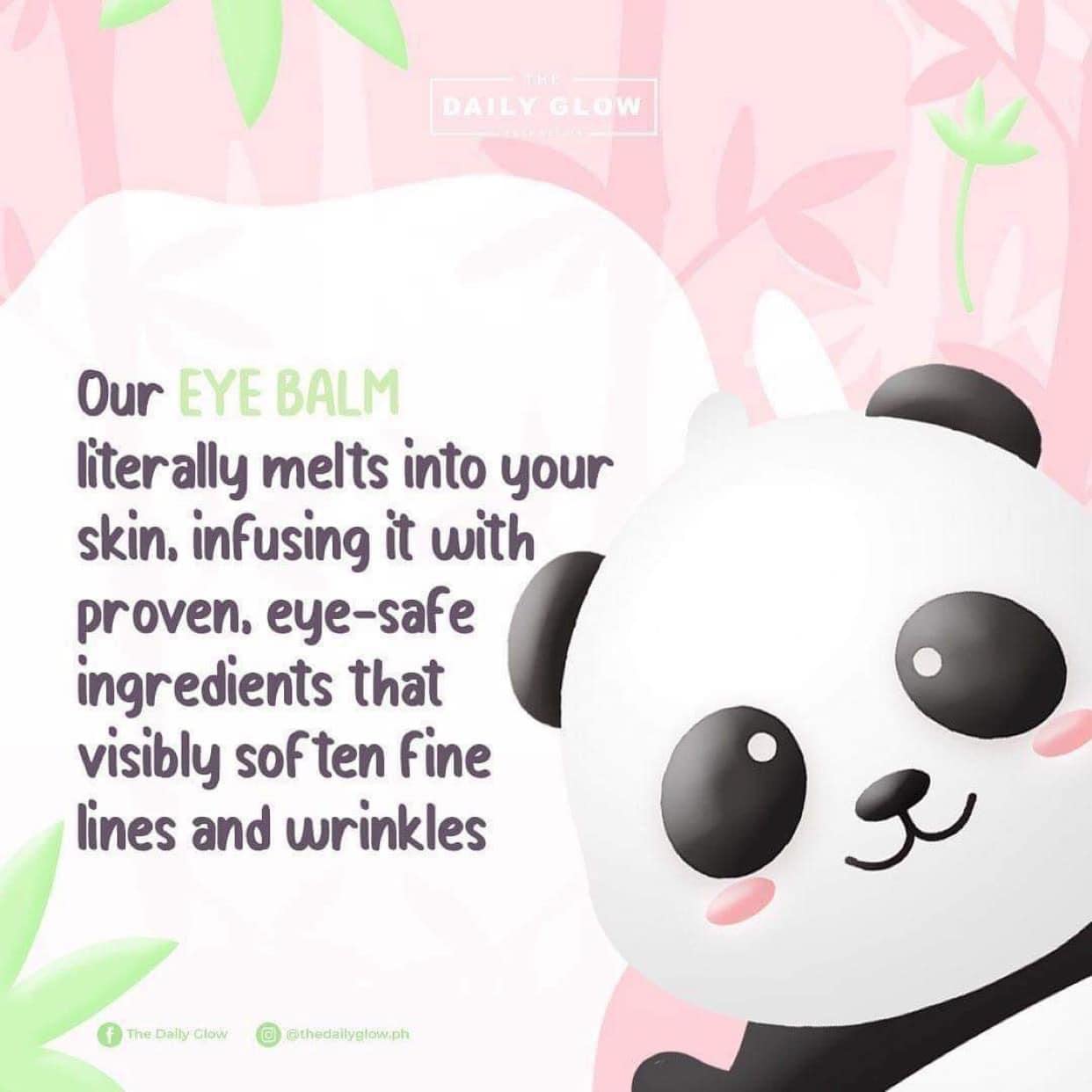 The Daily Glow Essentials Panda' Fantasy Eye Balm, 10g Beauty & Personal Care The Daily Glow Essentials