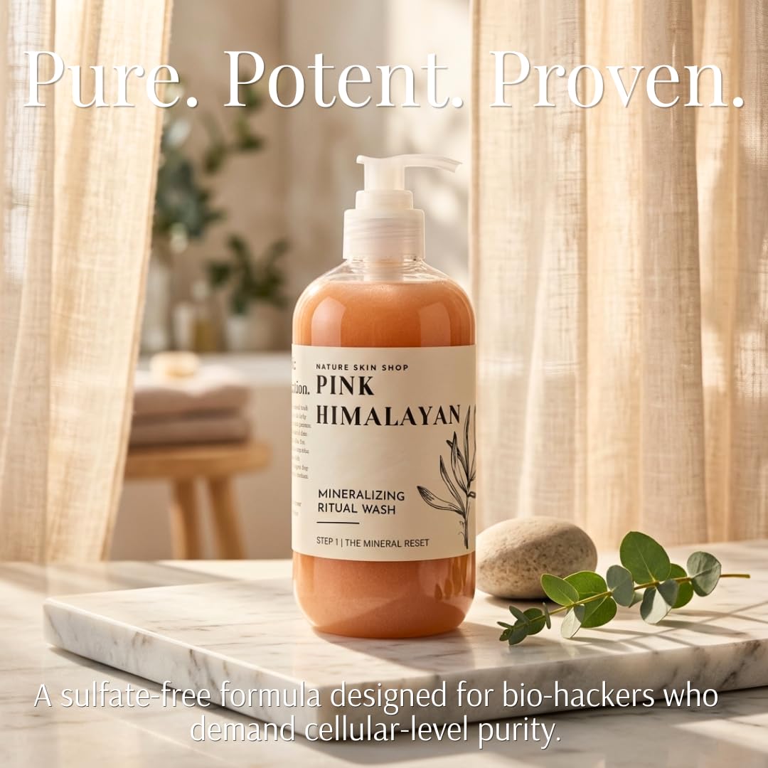 Nature Skin Shop Himalayan Pink Salt Body Wash, Mineral-Rich Shower Gel (16.5 ounces) Beauty & Personal Care Nature Skin Shop